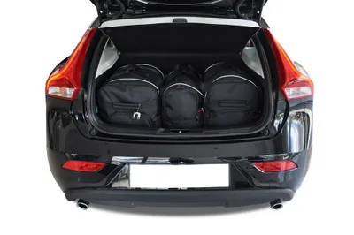 Produktbild von Volvo V40 Hatchback 2012-2019 Kofferraumtaschen Set 3 Stk