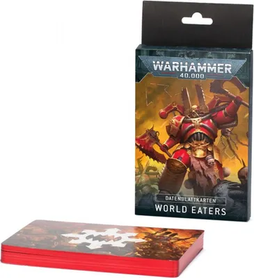 Image de Warhammer 40000 : Datenblattkarten - World Eaters (Deutsch) 2025