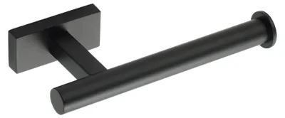 Image de Porte-papier hygiénique en acier inoxydable 304 avec trou de fixation, porte-papier hygiénique inoxydable, porte-papier hygiénique de 13 cm pour la cuisine et la salle de bains, porte-papier hygiénique noir