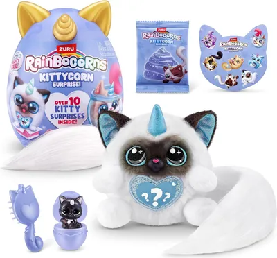 Produktbild von ZURU 92104D - Rainbocorns Kittycorn Surprise Serie 9 - Katze Ragdoll Dolly