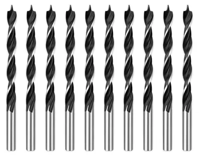 Obrázek produktu pro 3,0 mm vrták na dřevo, 10 kusů, vhodný pro tvrdé dřevo, překližku a plasty