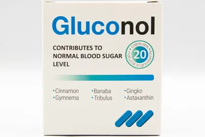 Obrázek produktu pro Gluconol 20 kapslí | doplněk stravy | skořice, gymnema, banaba, tribulus, gingko