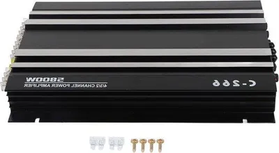 Obrázek produktu pro 5800 W, 12 V, vysoce výkonný zesilovač – přenosný stereofonní subwoofer – hliníková slitina.