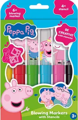 Obrázek produktu pro Foukací fixy Prasátko Peppa