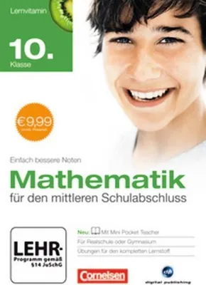 Produktbild von Lernvitamin Mathematik 10. Schuljahr Abschlußtrainer