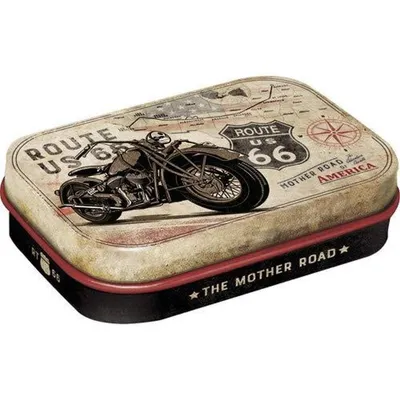 Produktbild von Nostalgic-Art - Pillendose - US Highways - Route 66 Bike Map