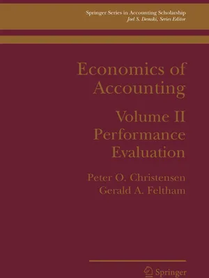 Produktbild von Economics of Accounting