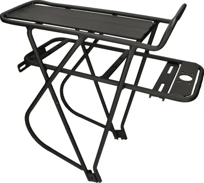 Produktbild von windmeile | Gepäckträger für Akkus mit 425x147x60mm, Aluminiumlegierung, Schwarz, 4 Befestigungspunkte, 425x147x100mm, E-Bike, Elektro Fahrrad, Pedelec