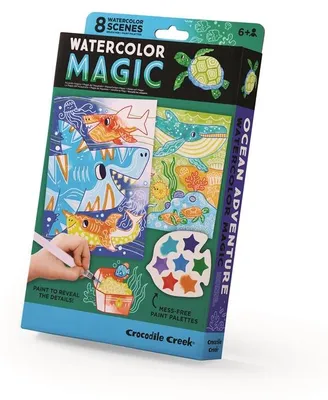Produktbild von Crocodile Creek Malspielzeug - Magisches Wasserfarben Ozean Set für Kinder