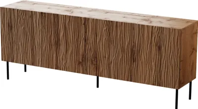 Obrázek produktu pro Nábytek24 Příborník 190 cm JUNGLE se 4 dvířky komoda do obývacího pokoje skříň Wotan dub