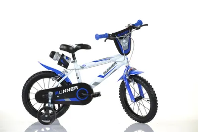 Immagine prodotto di F.lli Schiano Sch Runner 14" - Bicicletta Per Bambini (4-6 Anni), Ruote 14", Telaio Acciaio, Con Accessori - Colore Blu