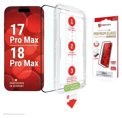 Zdjęcie produktu dla Displex 02314, Apple, iPhone 18 Pro Max/17 Pro Max, Odporny na uderzenia, Odporny na kurz, Odporny na uderzenia, Odporny na zadrapania, Odporny na..., Przezroczysty, 1 szt.
