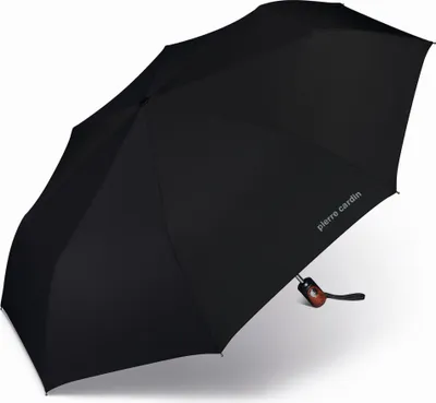 Produktbild von Pierre Cardin SCHWARZER Alupla-Regenschirm mit automatischer Öffnung