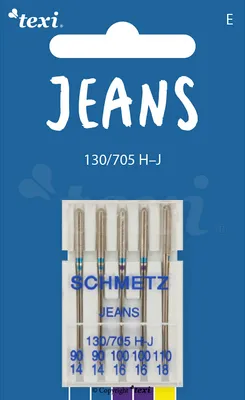 Obrázek produktu pro Jehly na džínovinu TEXI JEANS 130/705 H-J 5x90-110