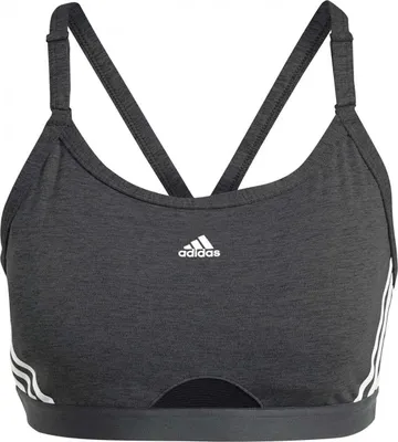 Produktbild von adidas Aeroreact Training Light-Support 3-Stripes Bra W HC7870 reggiseno sportivo pullover adidas Größe: M,