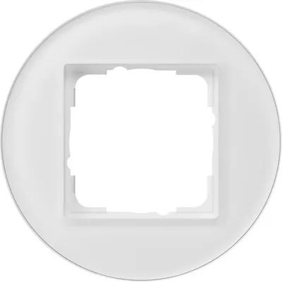 Zdjęcie produktu dla GIRA 0211130 0211130 Ramka maskująca 1f Studio G biała (211130)