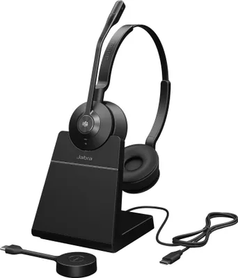 Image de Jabra Engage 55 SE, Sans fil, 40 - 16000 Hz, bureau/centre d'appels, 83 g, casque, noir