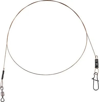 Produktbild von Spro Pike Fighter Stahlvorfach 1x19 mit Wirbel und Snap 25 cm 30 lbs