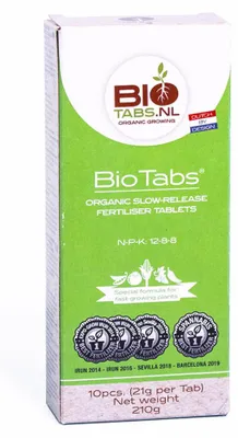 Produktbild von BioTabs Düngetabletten NPK 15-7-8 - organische Langzeitdünger-Tabs, 10 Stück