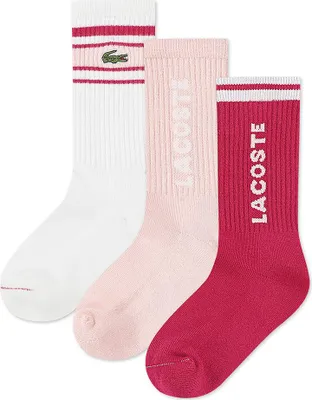 Produktbild von Lacoste Kids Stripe Crew Socken 3 Einheiten Mehrfarbig EU 37 1/2-40 Mehrfarbig EU 37 1/2-40