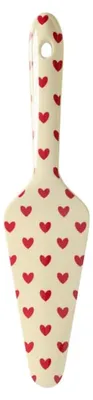 Produktbild von Tortenheber Kuchenheber - rot - Favorite Hearts Print mit Herzmuster, Melamin BPA-frei, spülmaschinengeeignet bis 70°C