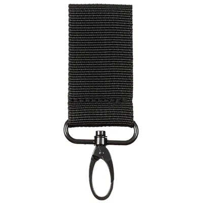 Immagine prodotto di Portachiavi, nylon, gancio in metallo, nero