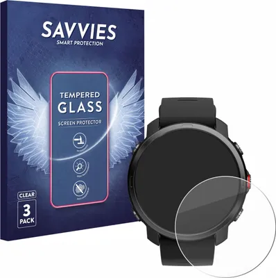 Produktbild von 3x Savvies Schutzglas für Polar Grit X Displayschutz 9H Glas klar transparent