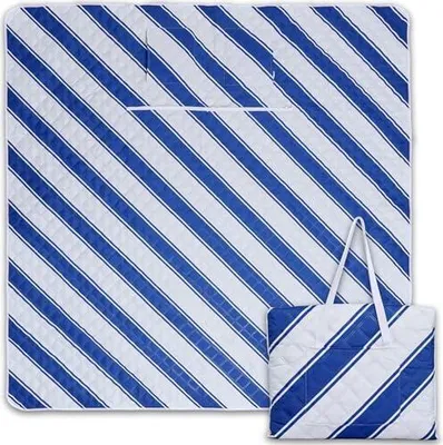 Produktbild von wasserdicht 200x200cm isoliert & gepolstert - Stranddecke sandfrei - ideal für Camping, Strand, Festivals, Kinder und Parks - ultra leichte faltbare & waschbare - Outdoordecke XXL