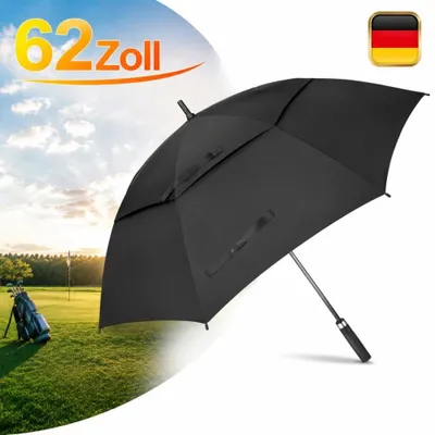 Productafbeelding van 62"/68" XXL Dunlop paraplu, golfparaplu, stokparaplu, partnerscherm, grote paraplu