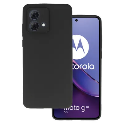 Produktbild von Rückseite Fall Matt Für Motorola Moto G84 5G Schwarz