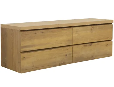 Immagine prodotto di Mobile da bagno Angela 160cm - Rovere - armadio mobiletto lavabo