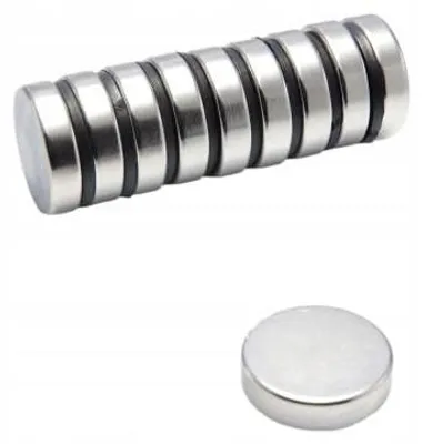 Obrázek produktu pro Neodymový magnet, válcový, MW 20x5 N38, 50 kusů