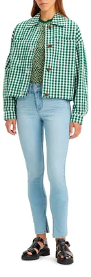 Obrázok produktu pre Dámske džínsy Levi's 311 Shaping Skinny s rozparkami, modrej farby, pracovné, veľkosť 32W 32L