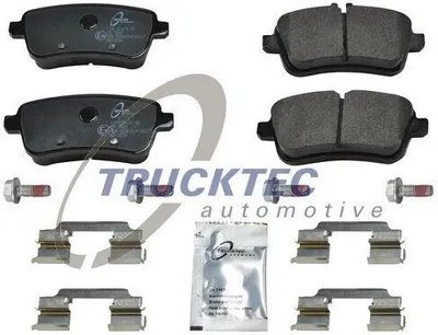 Produktbild von TRUCKTEC AUTOMOTIVE Bremsbeläge Satz Hinten Bremsklötze passend für MERCEDES-BENZ M-Klasse (W166) 02.35.437