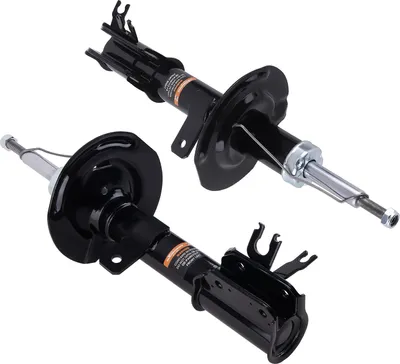 Imagen del producto de Amortiguadores para Fiat Panda 169 1.2, modelos de 2003 a 2013, delanteros, lado izquierdo y derecho, códigos de referencia: 50711044 y 16381