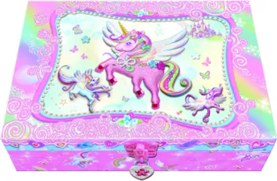 Immagine prodotto di Set di lettere segrete, portagioie unicorni