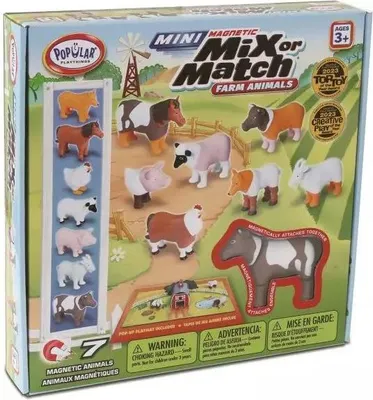 Produktbild von MalBlo Magnetic. Mini Bauernhof Tiere