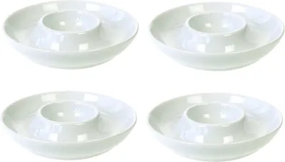 Produktbild von Cosy & Trendy Trendy Eierbecher - Weiß - Porzellan - 4 Stück
