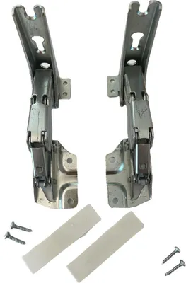 Produktbild von Set Türscharnier links oben + unten / rechts oben + unten kompatibel AEG Electrolux Kühlschrank 221120104, 221120105
