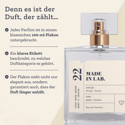 Zdjęcie produktu dla Made in Lab 241, woda perfumowana dla kobiet, 100 ml. Zapach: kwiatowy/owocowy