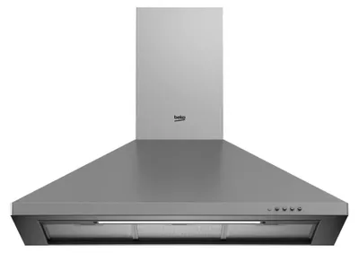 Image de Hotte décorative murale 90cm 400m3/h - Beko - CWB9441XNH INOX -