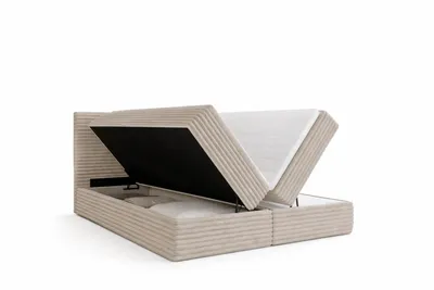 Produktbild von MYSEN Boxspringbett 180x200 Idylla mit Bonell-Matratze Komplett-Set Design Creme