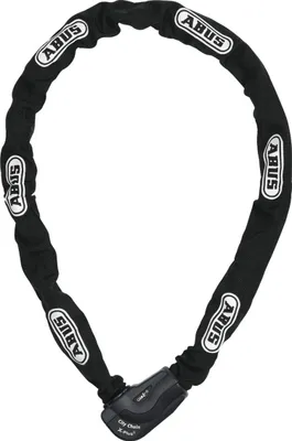 Immagine prodotto di Lucchetto a catena ABUS Granit CityChain XPlus 1060 - Lucchetto per bicicletta in acciaio temprato - Livello di sicurezza ABUS 15 - 140 cm - Nero