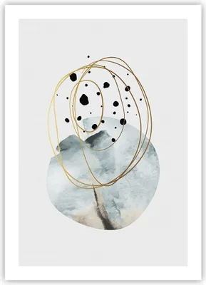 Produktbild von Poster - Poster ohne Rahmen - Modern Abstraktion Flecken - 50x70 cm - Wand Bild - Wanddeko - Wandbilder - Kunstposter - Wandposter - Bilder - Kunstdruck - Wanddekoration - Wandbild - P2XPA50x70-4782