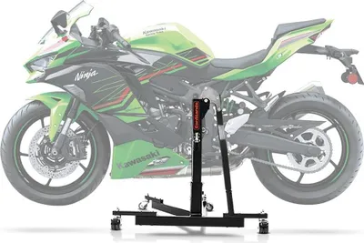 Image de Béquille centrale CS Power Evo pour Kawasaki Ninja ZX-4RR 24-25 Noir
