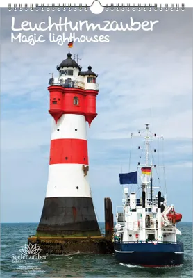 Produktbild von Leuchtturmzauber DIN A3 Immerwährender Kalender Hochformat Leuchtturm - Seelenzauber
