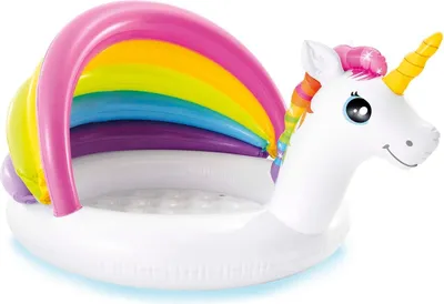 Produktbild von Aufblasbares Planschbecken Einhorn 127 x 102 x 69 cm INTEX 57113