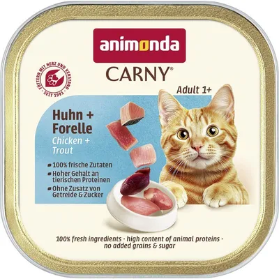 Produktbild von Animonda 85gx32 Adult Huhn+Forelle Carny