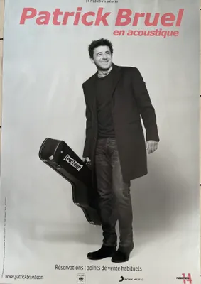 Productafbeelding van Patrick BRUEL - En Acoustique - Affiche / Poster - 70x100 cm