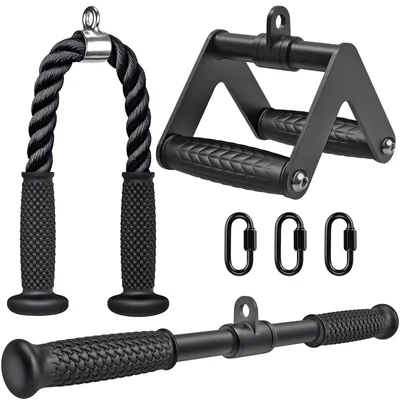 Obrázok produktu pre Príslušenstvo pre posilňovacie stroje, sada na upevnenie kladky pre cviky na triceps